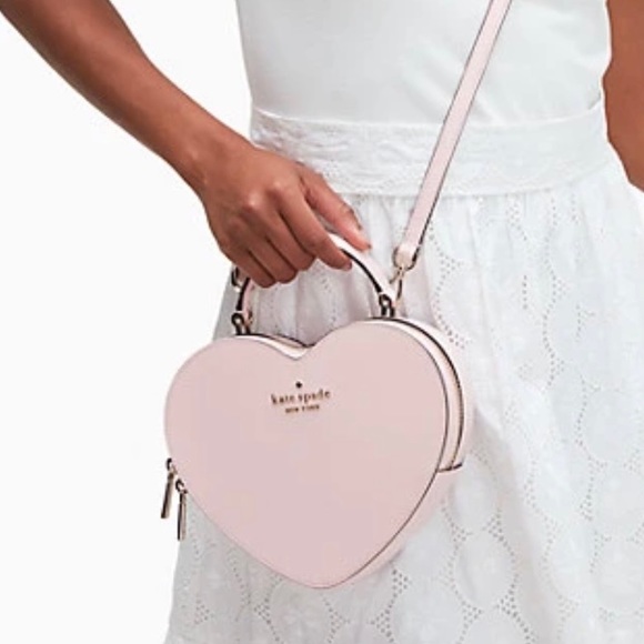 Kate Spade Love Shack Pink Heart Bag - Picture 5 of 12